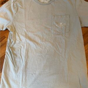 Men's Light Blue Pocket T-Shirt